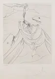 Der alte Mann und das Meer by Salvador Dalí, 1974, Drypoint, sold Apr 2008