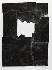 Sakon by Eduardo Chillida, 1968, Lithograph, sold Apr 2008