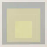 White Lines Squares VII by Josef Albers, 1966, Lithograph in colours, sold Apr 2008