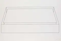 Donald Judd, Ohne Titel, 1974, Lithograph