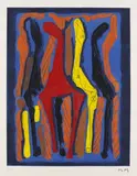 Aus: Marino from Goethe by Marino Marini, 1979, Etching and aquatint in colours, sold Apr 2008