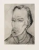 Erich Heckel, Bildnis M. H, 1913, Drypoint