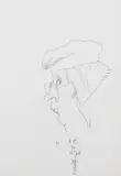 Selbstporträt by Horst Janssen, 1981, Pencil drawing, sold Apr 2008