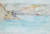 Hans Staudacher, Nachmittagsstimmung in Griechenland, 1977, Watercolour
