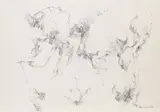 Bernard Schultze, Ohne Titel 9/21/58, 1958, Pencil drawing