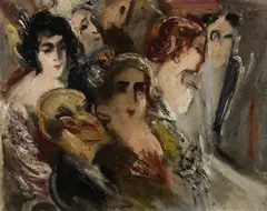 Hermann Baptist Hundt, Konzert, 1930, Oil on canvas