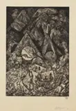 Die sieben Schalen des Zorns/Offenbarung Johannis by Heinrich Vogeler, 1918, Etching, sold Apr 2008