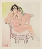 Nach - Nu by Henri Matisse, 1954, Lithograph in colours, sold Apr 2008