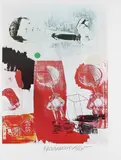 Robert Rauschenberg, Plakat: Quote (J.F.K.), 1970, Offset in colours