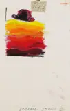 Allen Jones, Waves, 1965, Oil crayon