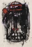 Josep Vallribera, Kopf, 1992, Tempera