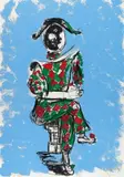 Markus Lüpertz, Der Harlekin, 1997, Lithograph in colours
