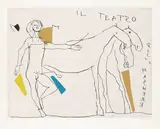 Vorstellung I (Presentazione I) by Marino Marini, 1973, Etching and aquatint in colours, sold Apr 2008