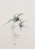 Für Cornelia by Horst Janssen, 1971, Coloured pencil drawing, sold Apr 2008