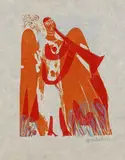 HAP Grieshaber, 6 Bll.: Figürliche Kompositionen