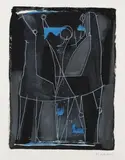 Im Geheimen (In Segreto) by Marino Marini, 1963, Etching in colours, sold Apr 2008