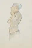 Georg Tappert, Stehende im Profil