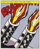 Roy Lichtenstein, Nach - 3 Bll.: As I Opened Fire Poster, 1966, Offset lithograph in colours