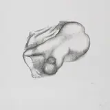 Aristide Maillol, Femme nue penchée en avant, 1927, Lithograph
