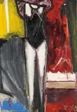 Sich Ankleidende by Gerhard Richter, 1960, Oil, sold Dec 2007