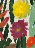 Blühende Kakteen by Emil Nolde, 1930, Watercolour, sold Dec 2007