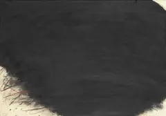 Übermalung by Arnulf Rainer, 1961, Oil, sold Dec 2007