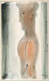 Oskar Schlemmer, Knabenfigur von der Seite
