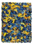 Bernd Schwarzer, Europäische Blumen (Gold-Blau)