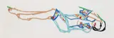Tom Wesselmann, Monica reclining in Chinese robe, 1985, Multiple