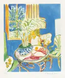Petit Intérieur Bleu by Henri Matisse, 1952, Etching and aquatint, sold Dec 2007