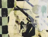 Neo Rauch, Ohne Titel, 1994, Mixed media