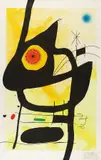 Joan Miró, La Femme des Sables, 1969, Etching and aquatint in colours