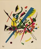 Kleine Welten I by Wassily Kandinsky, 1922, Colour lithograph on machine-made laid paper, sold Dec 2007