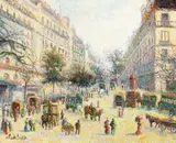 H. Claude Pissarro, Paris en 1900, 1970, Oil on canvas