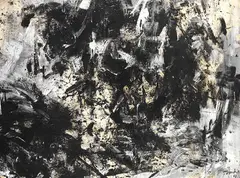 o.T by Fred Thieler, 1961, Oil on canvas, sold Dec 2007