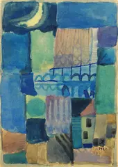 Komposition by Hans Reichel, Watercolour, sold Dec 2007