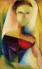 Bildnis einer Frau by Curt Ehrhardt, 1924, Oil, sold Dec 2007