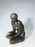 Kauernde by Fritz Klimsch, 1948, Bronze, sold Dec 2007