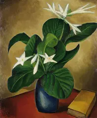 Karl Rössing, Stillleben mit Lilien, 1918, Oil on canvas