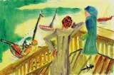 Pol (Paul Ernst Karl) Cassel, Abschied, 1926, Watercolour