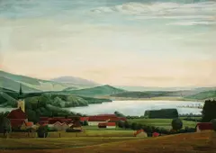 Alwin Stützer, Staffelsee, 1936, Oil