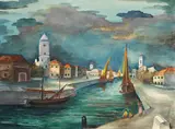 Carlo Mense, Italienische Hafenstadt