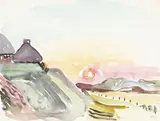 Gabriele Stock-Schmilinsky, Kampen auf Sylt, 1939, Watercolour