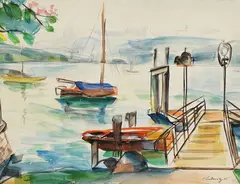 Friedrich Ludwig, Bodensee, 1935, Watercolour