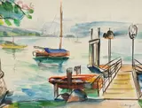 Friedrich Ludwig, Bodensee, 1935, Watercolour