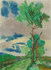 Hans Freese, Landschaft, 1937, Oil