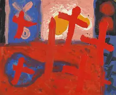 A. R. (d. i. Ralf Winkler) Penck, Ohne Titel, 1966, Oil