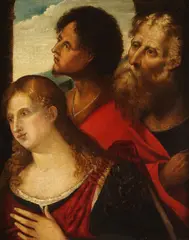 Rocco Marconi, Drei Köpfe, 1516, Oil on canvas
