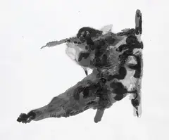Rosemarie Trockel, Rorschach, 1992, India Ink