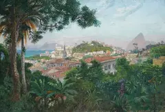 Hans Bohrdt, Rio de Janeiro, 1928, Tempera